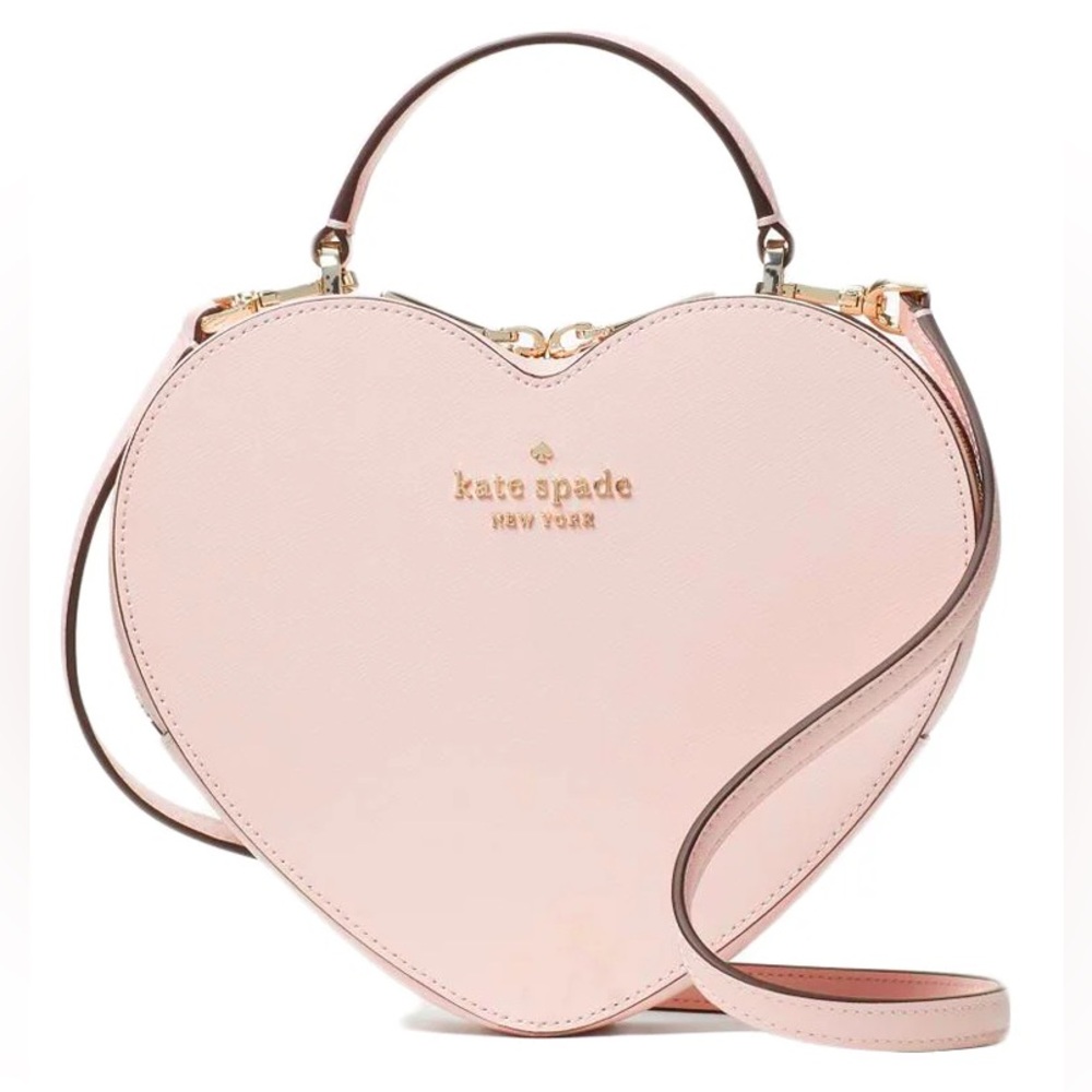 NWT Kate Spade Blush Heart Crossbody Bag